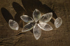 Polished Clear Quartz "Angel Tears" Pendant Pieces x 20 From Madagascar - Toprock Gemstones and Minerals 