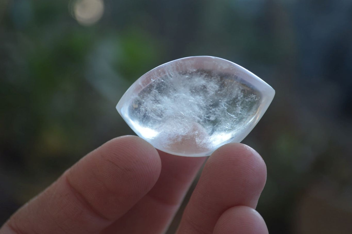 Polished Clear Quartz "Angel Tears" Pendant Pieces x 20 From Madagascar - Toprock Gemstones and Minerals 