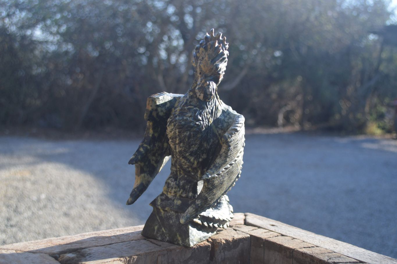 Polished Leopard Stone Welsh Dragon Carving x 1 From Zimbabwe - Toprock Gemstones and Minerals 