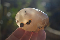 Polished Ocean Flower Agate Galet / Palm Stones x 12 From Antsahalova, Madagascar - Toprock Gemstones and Minerals 