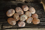 Polished Ocean Flower Agate Galet / Palm Stones x 12 From Antsahalova, Madagascar - Toprock Gemstones and Minerals 