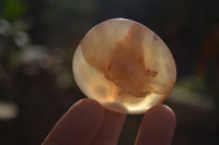 Polished Ocean Flower Agate Galet / Palm Stones x 12 From Antsahalova, Madagascar - Toprock Gemstones and Minerals 