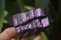 Natural Metallic Purpurite Cobbed Specimens x 12 From Erongo, Namibia - Toprock Gemstones and Minerals 