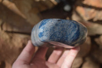 Polished Blue Spinel Quartz Standing Free Forms x 2 From Madagascar - Toprock Gemstones and Minerals 