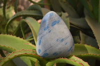 Polished Blue Spinel Quartz Standing Free Forms x 2 From Madagascar - Toprock Gemstones and Minerals 