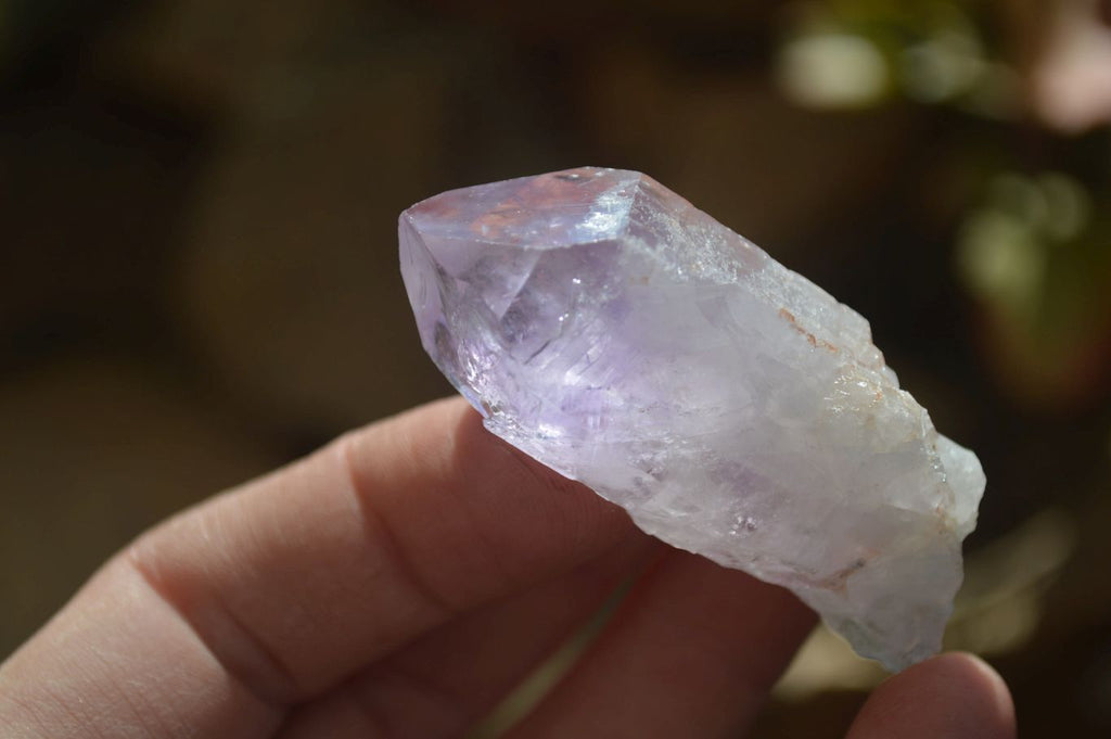 Natural Jacaranda Amethyst Single Crystals x 35 From Mumbwa, Zambia - Toprock Gemstones and Minerals 