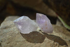 Natural Jacaranda Amethyst Single Crystals x 35 From Mumbwa, Zambia - Toprock Gemstones and Minerals 