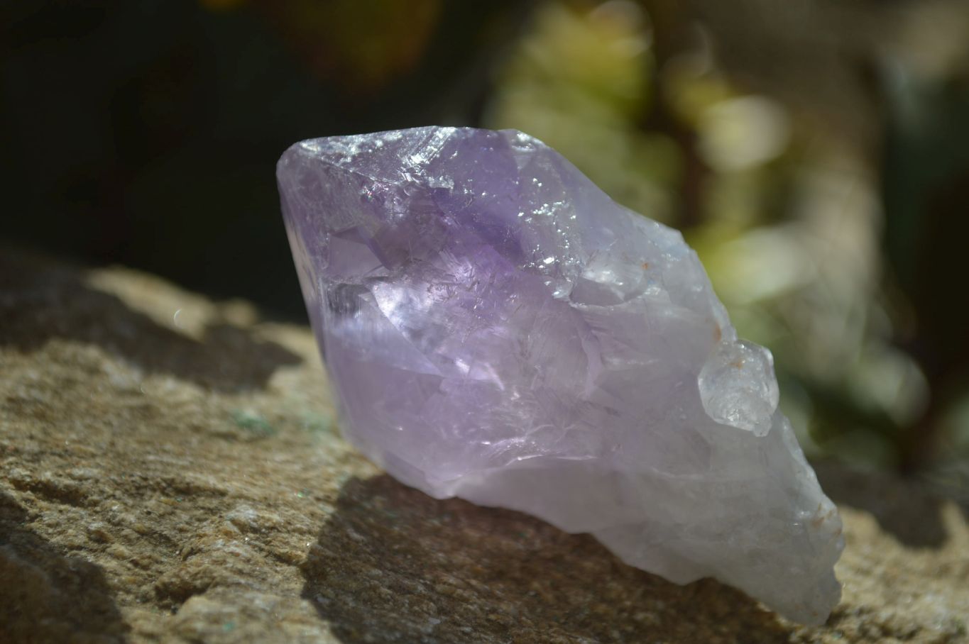 Natural Jacaranda Amethyst Single Crystals x 35 From Mumbwa, Zambia - Toprock Gemstones and Minerals 
