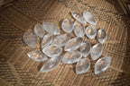 Polished Clear Quartz "Angel Tears" Pendant Pieces x 20 From Madagascar - Toprock Gemstones and Minerals 