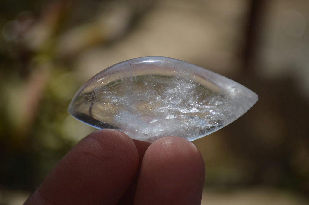 Polished Clear Quartz "Angel Tears" Pendant Pieces x 20 From Madagascar - Toprock Gemstones and Minerals 
