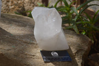 Polished Quartz Clusters x 2 From Madagascar