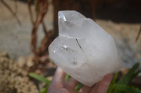 Polished Quartz Clusters x 2 From Madagascar