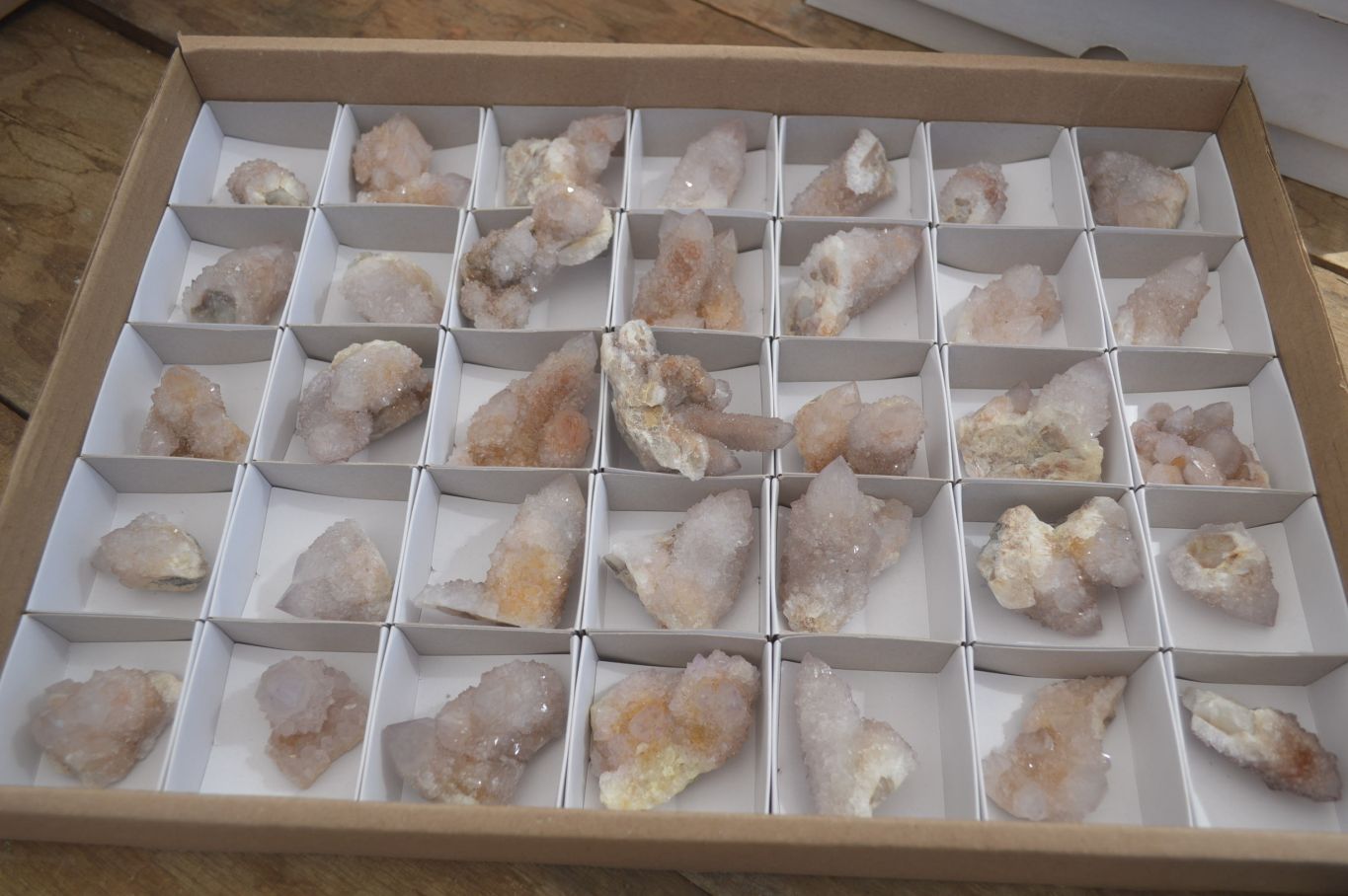 Natural Limonite Spirit Quartz Clusters x 35 From Boekenhouthoek, South Africa - Toprock Gemstones and Minerals 