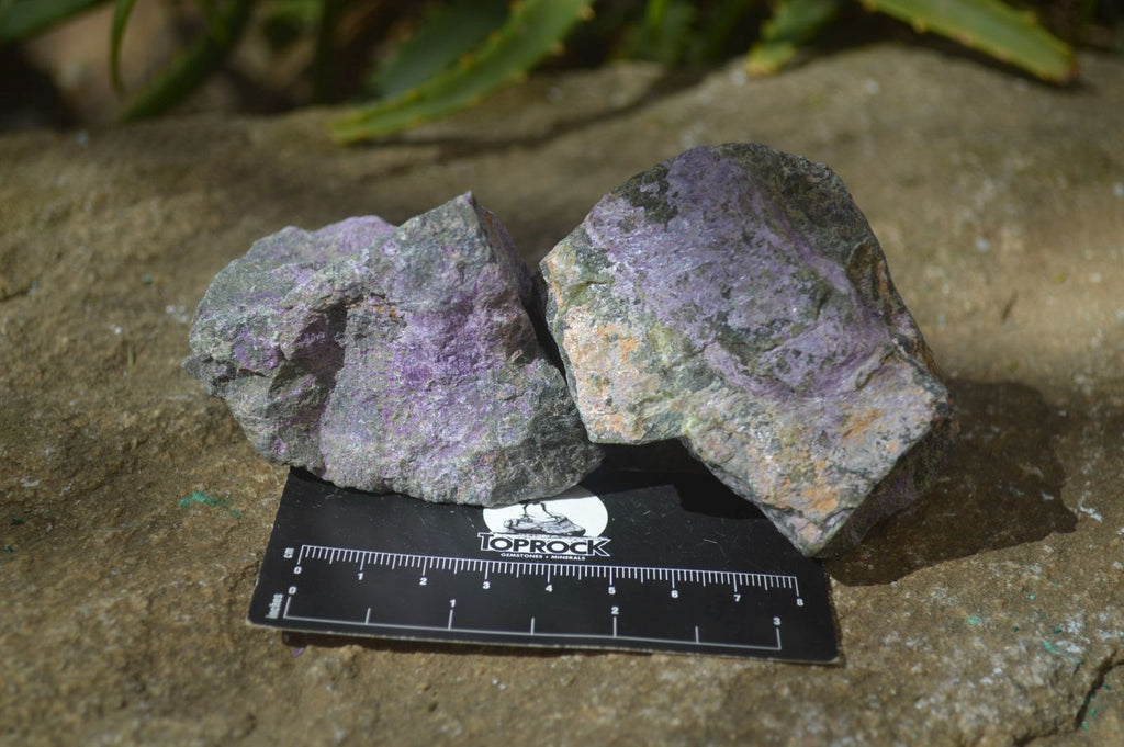 Natural Stichtite & Serpentine Cobbed Specimens x 12 From Barberton, South Africa - Toprock Gemstones and Minerals 
