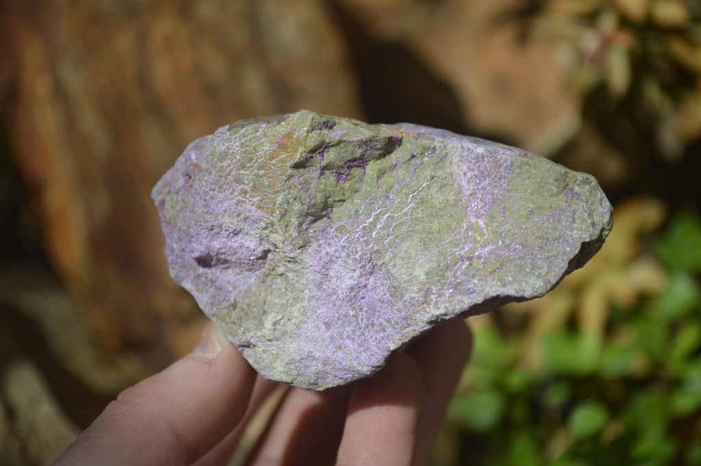 Natural Stichtite & Serpentine Cobbed Specimens x 12 From Barberton, South Africa - Toprock Gemstones and Minerals 
