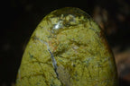 Polished Green Opal Standing Free Forms x 2 From Madagascar - Toprock Gemstones and Minerals 