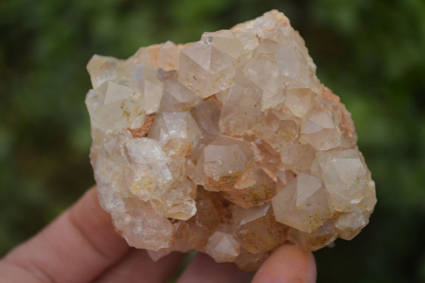 Natural Limonite Quartz Clusters x 13 From Mwinilunga, Zambia - Toprock Gemstones and Minerals 