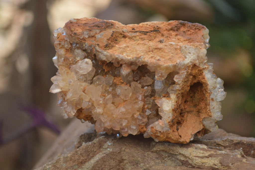 Natural Limonite Quartz Clusters x 13 From Mwinilunga, Zambia - Toprock Gemstones and Minerals 