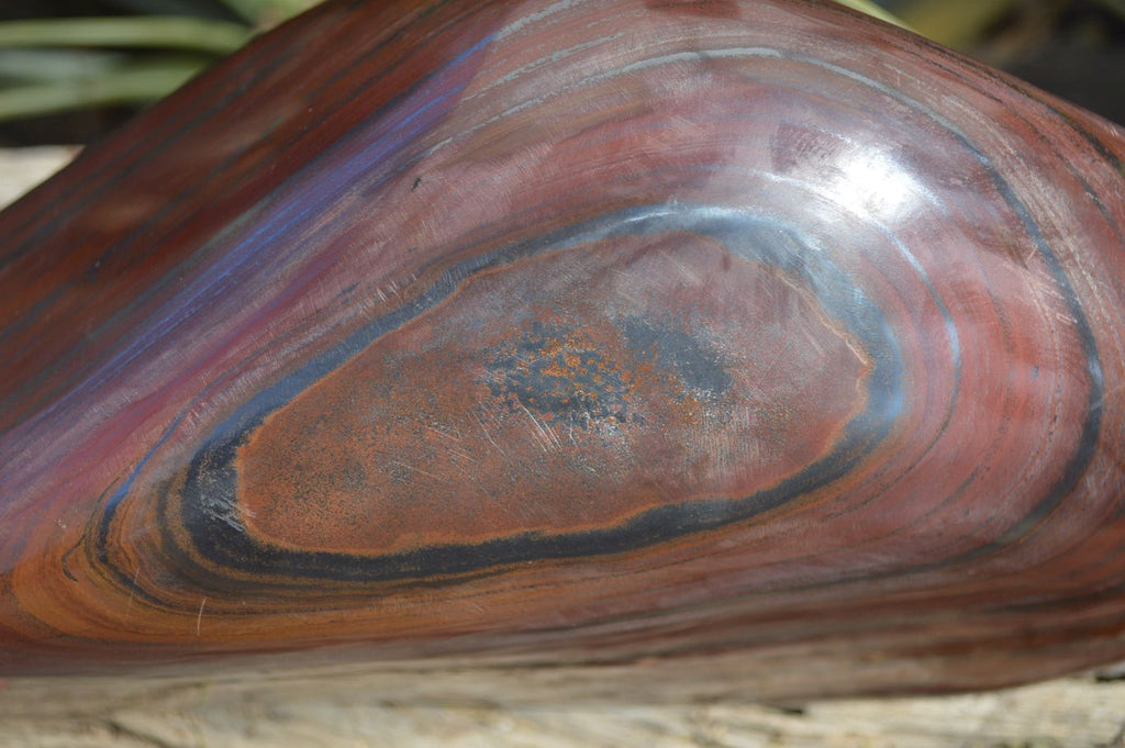 Polished Banded Tiger Iron Jasper Standing Free Form x 1 From Prieska, Northern Cape - Toprock Gemstones and Minerals 