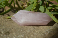 Polished Rose Quartz Points x 3 From Madagascar - Toprock Gemstones and Minerals 