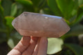 Polished Rose Quartz Points x 3 From Madagascar - Toprock Gemstones and Minerals 