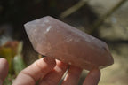 Polished Rose Quartz Points x 3 From Madagascar - Toprock Gemstones and Minerals 