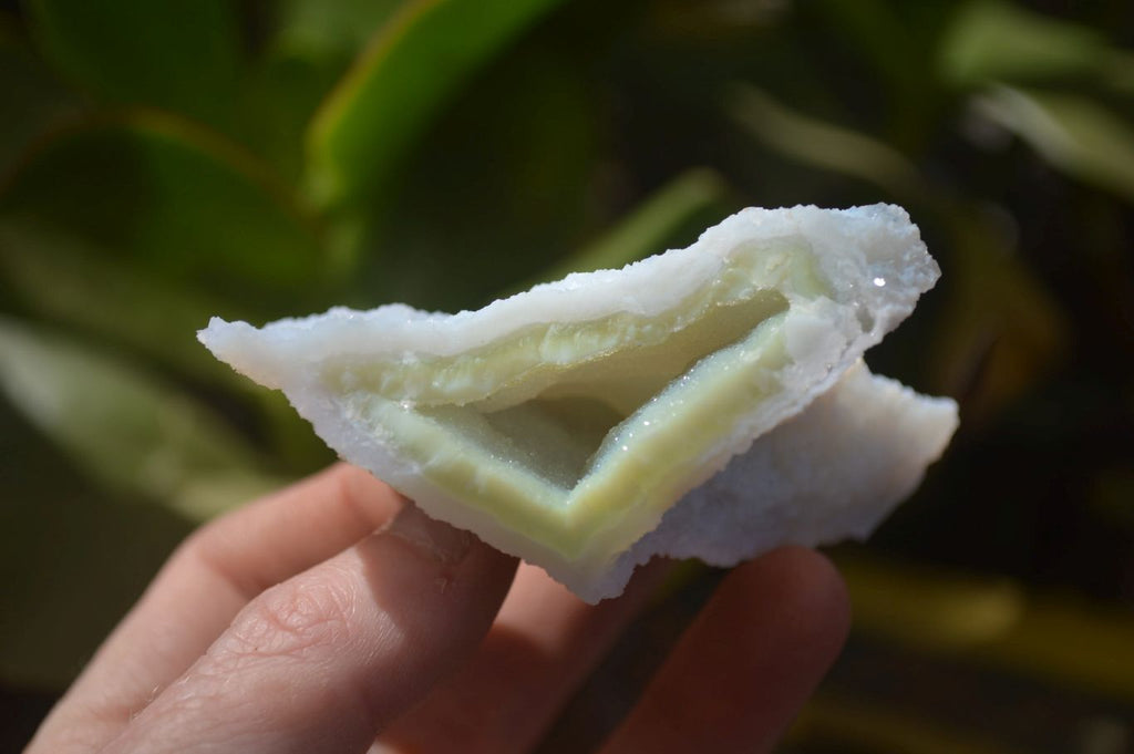 Natural Etched Blue Chalcedony Specimens x 12 From Nsanje, Malawi - Toprock Gemstones and Minerals 
