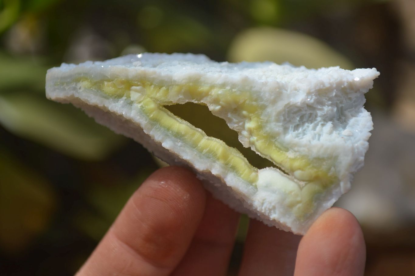 Natural Etched Blue Chalcedony Specimens x 12 From Nsanje, Malawi - Toprock Gemstones and Minerals 