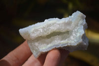 Natural Etched Blue Chalcedony Specimens x 12 From Nsanje, Malawi - Toprock Gemstones and Minerals 