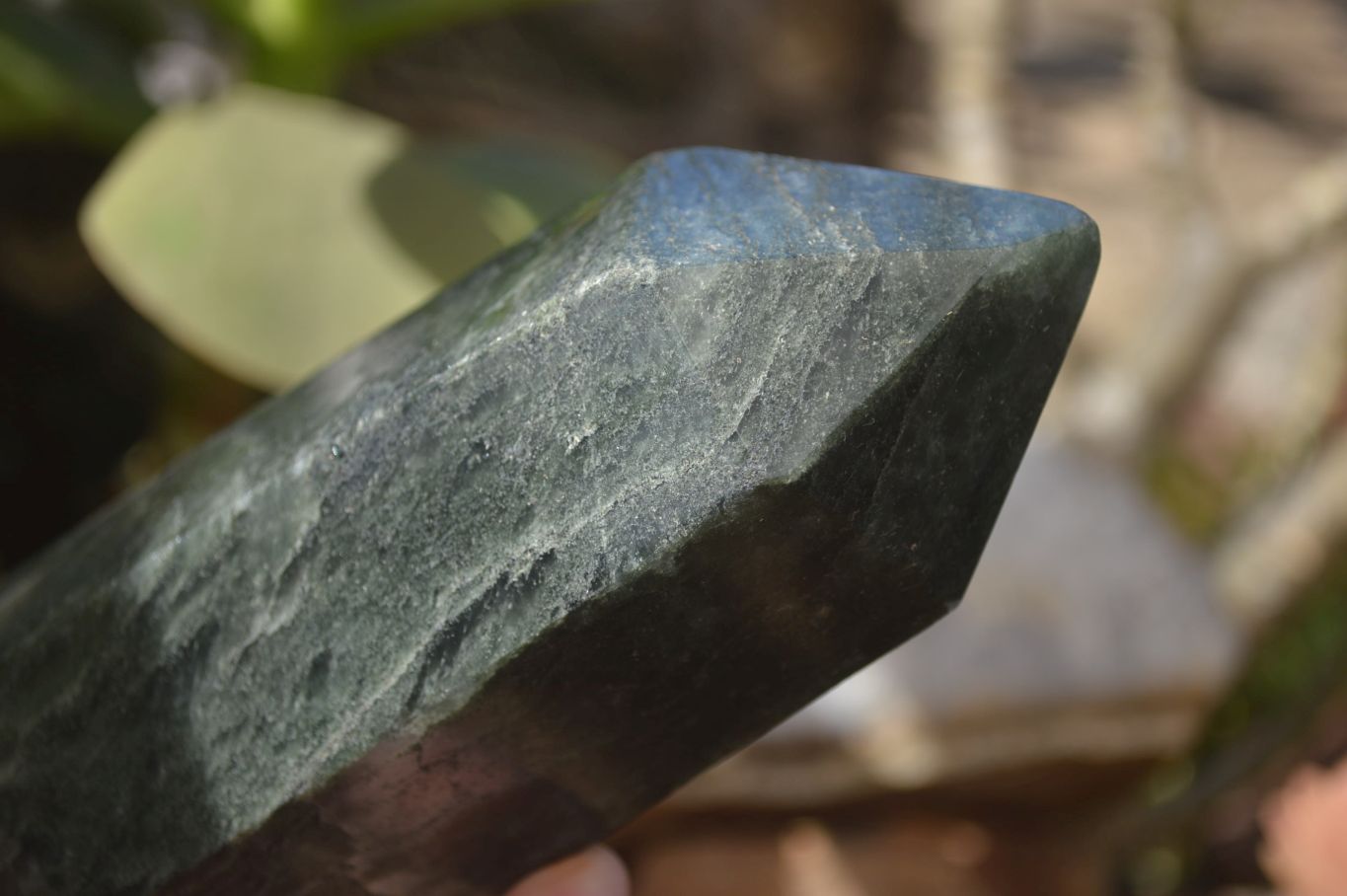 Polished Fuchsite Quartz Points x 3 From Madagascar - Toprock Gemstones and Minerals 