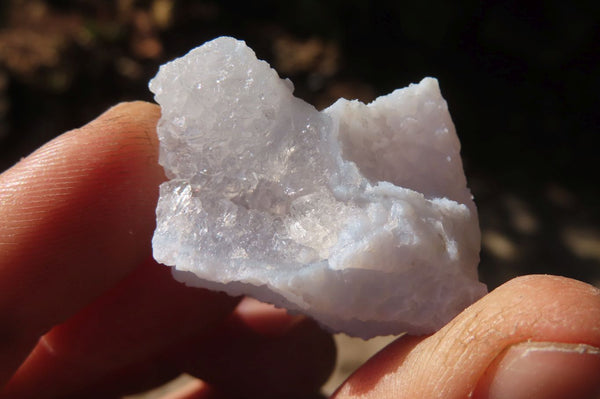 Natural Etched Blue Chalcedony Specimens x 70 From Nsanje, Malawi - Toprock Gemstones and Minerals 