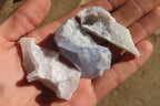 Natural Etched Blue Chalcedony Specimens x 70 From Nsanje, Malawi - Toprock Gemstones and Minerals 