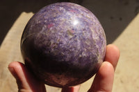 Polished Lepidolite Spheres x 3 From Madagascar - Toprock Gemstones and Minerals 