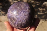 Polished Lepidolite Spheres x 3 From Madagascar - Toprock Gemstones and Minerals 