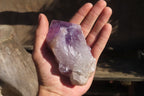 Polished Jacaranda Amethyst Crystals x 4 From Mumbwa, Zambia - Toprock Gemstones and Minerals 