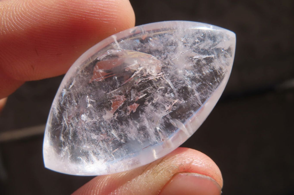 Polished Clear Quartz "Angel Tears" Pendant Pieces x 20 From Madagascar - Toprock Gemstones and Minerals 