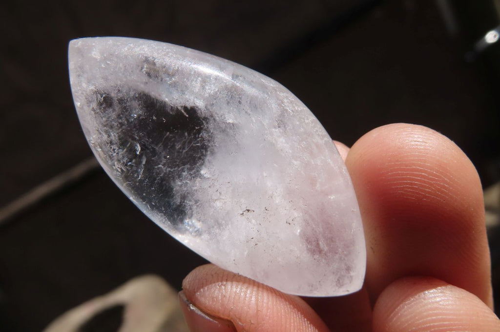 Polished Clear Quartz "Angel Tears" Pendant Pieces x 20 From Madagascar - Toprock Gemstones and Minerals 