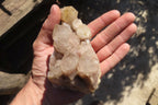 Natural Smokey Quartz Clusters x 2 From Luena, Congo - Toprock Gemstones and Minerals 