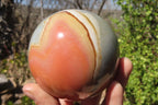 Polished Polychrome Jasper Spheres x 2 From Mahajanga, Madagascar - Toprock Gemstones and Minerals 