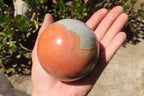 Polished Polychrome Jasper Spheres x 2 From Mahajanga, Madagascar - Toprock Gemstones and Minerals 