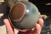Polished Polychrome Jasper Spheres x 2 From Mahajanga, Madagascar - Toprock Gemstones and Minerals 
