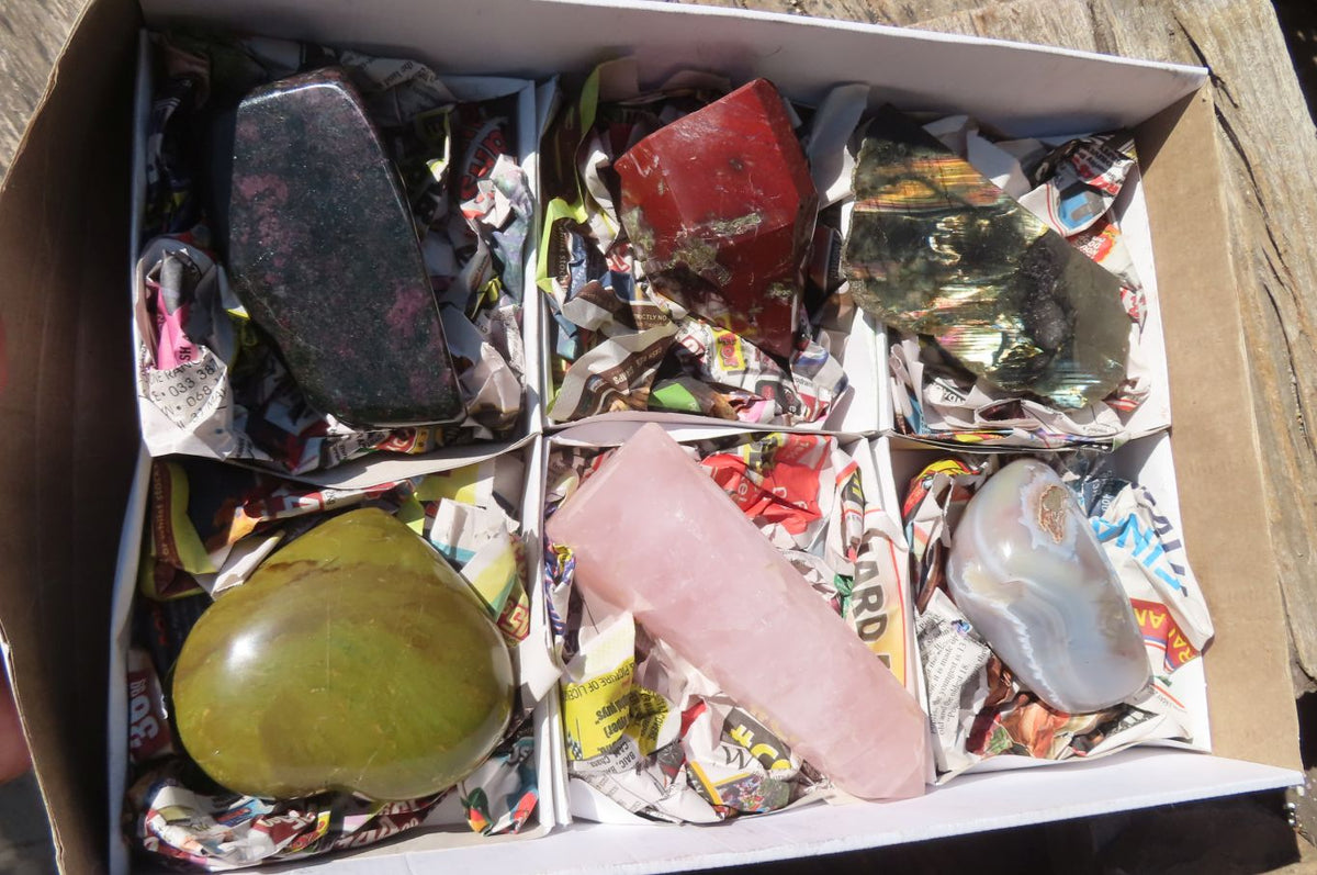 Polished Selection Of Retail Items x 6 From South Africa - Toprock Gemstones and Minerals 