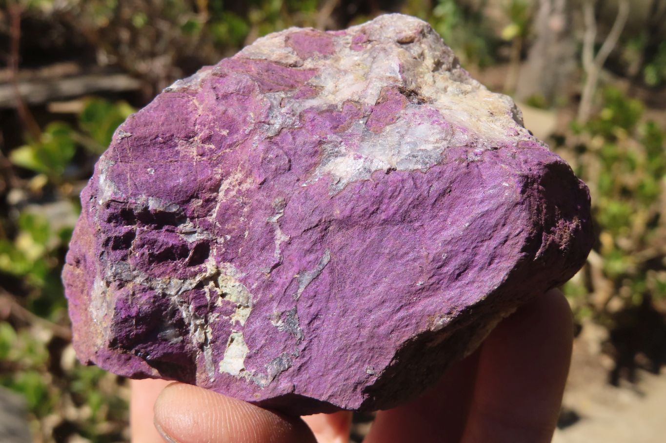 Natural Metallic Purpurite Cobbed Specimens x 6 From Erongo, Namibia - Toprock Gemstones and Minerals 