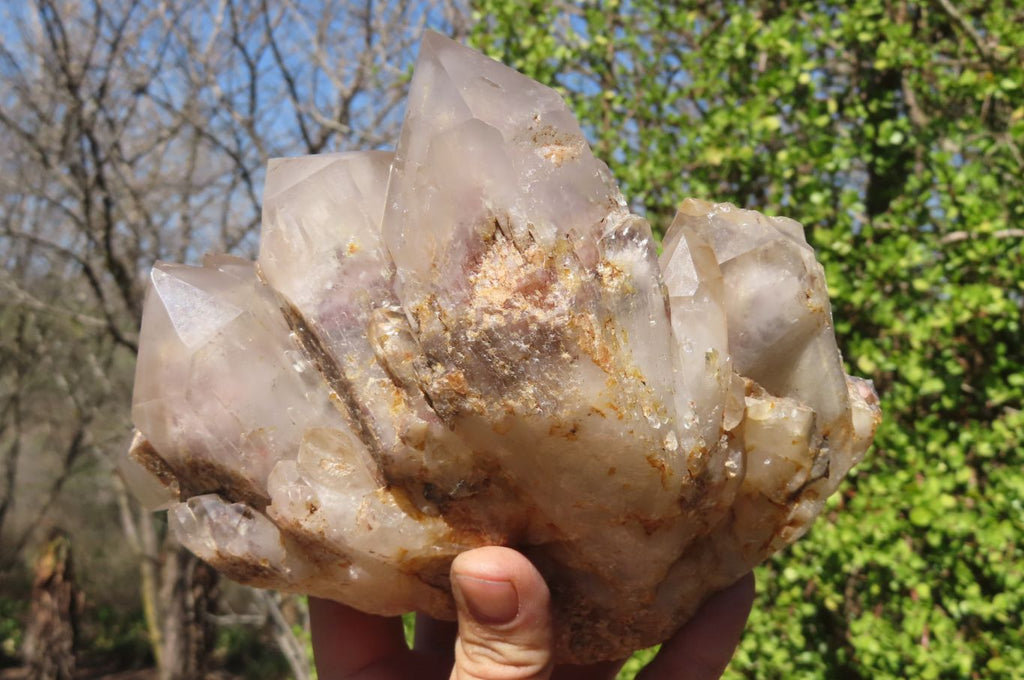 Polished Red Hematoid Quartz Cluster X 1 From Karoi, Zimbabwe - Toprock Gemstones and Minerals 