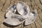 Polished Clear Quartz "Angel Tears" Pendant Pieces x 20 From Madagascar - Toprock Gemstones and Minerals 