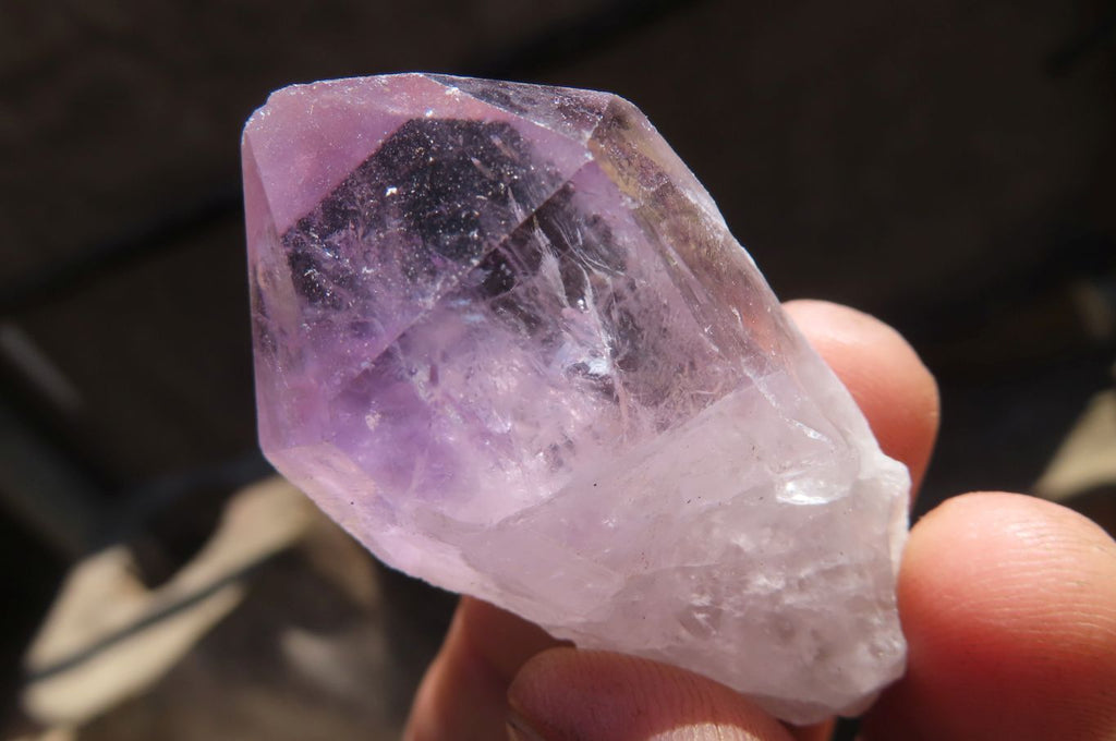 Natural Jacaranda Amethyst Crystals x 35 From Mumbwa, Zambia - Toprock Gemstones and Minerals 