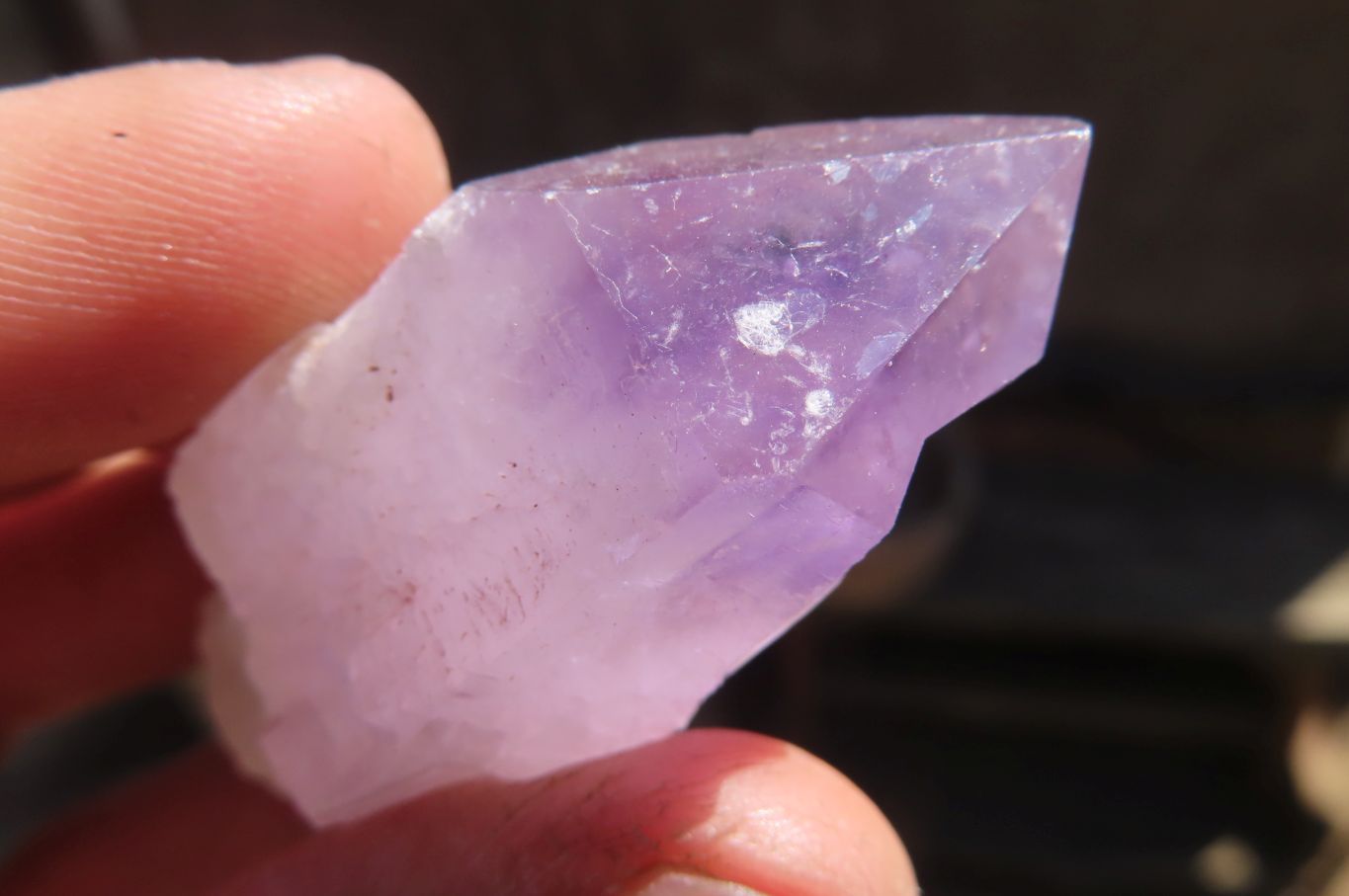 Natural Jacaranda Amethyst Crystals x 35 From Mumbwa, Zambia - Toprock Gemstones and Minerals 
