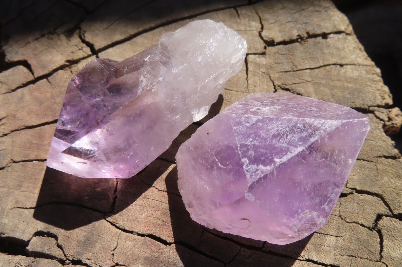 Natural Jacaranda Amethyst Crystals x 35 From Mumbwa, Zambia - Toprock Gemstones and Minerals 
