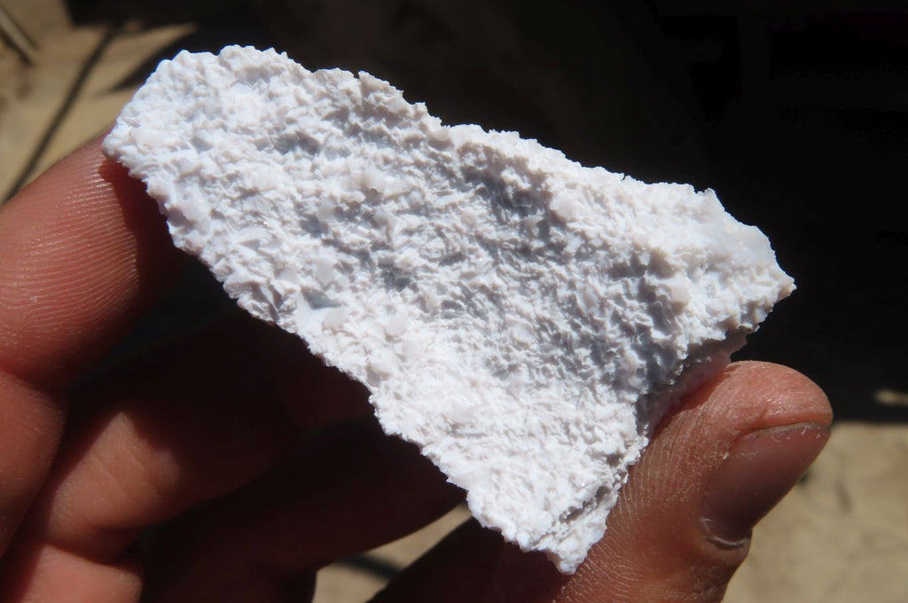 Natural Etched Blue Chalcedony Specimens x 35 From Nsanje, Malawi - Toprock Gemstones and Minerals 