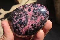 Polished Rhodonite Standing Free Forms x 6 From Madagascar - Toprock Gemstones and Minerals 